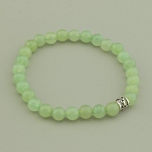 картинка Браслет 'SUNSTONES' Нефрит 17 см от магазина Wolves