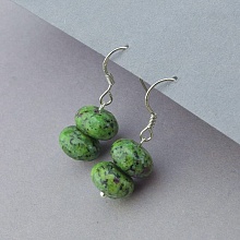 картинка Серьги 'SUNSTONES' Цоизит от магазина Wolves