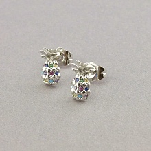 картинка Серьги 'XUPING' Фианит (родий) от магазина Wolves