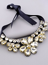 картинка Подвеска 'FJ' Фианит Ткань 60 см от магазина Wolves