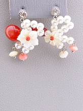 картинка Серьги 'Hand Made' Майорка Бижутерный сплав6 2 г от магазина Wolves