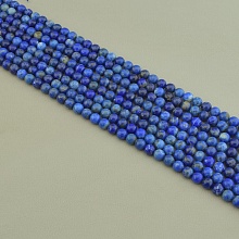 картинка Нитка Лазурит 39 см 8 мм (Без замка) от магазина Wolves