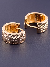 картинка Серьги 'XUPING' (позолота 18к) от магазина Wolves