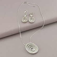 картинка Подвеска+Серьги 'Winniana' Фианит 46 см от магазина Wolves