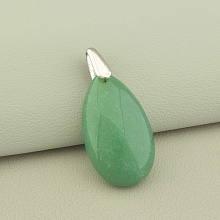 картинка Кулон Нефрит 35x20мм от магазина Wolves