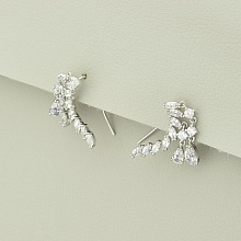 картинка Серьги 'XUPING' Фианит (родий) от магазина Wolves