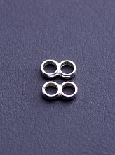 картинка Коннектор Серебро(925) 7x4мм от магазина Wolves