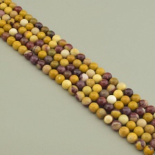 картинка Нитка Яшма 38 см 8 5 мм (Без замка) от магазина Wolves