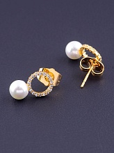 картинка Серьги 'XUPING' Майорка  (позолота 18к) от магазина Wolves