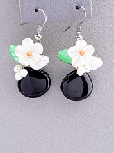 картинка Серьги 'Hand Made' Агат Бижутерный сплав8 4 г от магазина Wolves