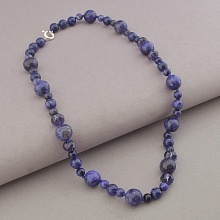 картинка Бусы 'SUNSTONES' Чароит Чешский хрусталь 49 см от магазина Wolves