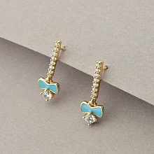 картинка Серьги 'XUPING' Фианит (позолота 18к) от магазина Wolves