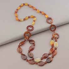 картинка Бусы Сердолик 80 см от магазина Wolves