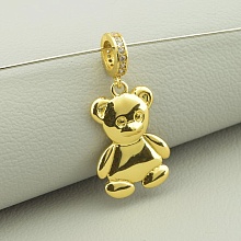 картинка Кулон Фианит 29х15 (позолота 18к (лимонная)) от магазина Wolves