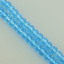 картинка Нитка Чешский хрусталь 42 см 8 мм (Без замка) от магазина Wolves