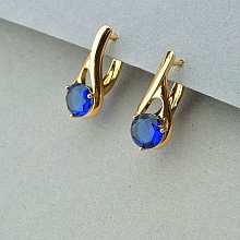 картинка Серьги 'XUPING' Фианит (позолота 18к) от магазина Wolves