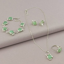 картинка Набор Нефрит 20x18мм от магазина Wolves