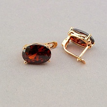 картинка Серьги 'Pataya' Фианит (позолота 18к) от магазина Wolves