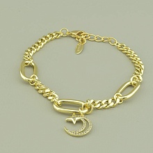 картинка Браслет 'XUPING' Фианит 19 см (позолота 18к (лимонная)) от магазина Wolves