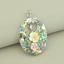 картинка Кулон Перламутр 50x35мм от магазина Wolves