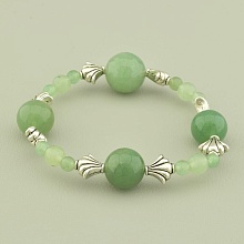 картинка Браслет 'SUNSTONES' Нефрит 16 см от магазина Wolves