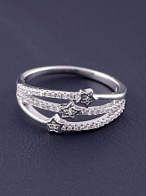 картинка Кольцо 'XUPING' Фианит  (родий) от магазина Wolves