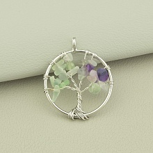 картинка Кулон Флюорит 28x28мм от магазина Wolves