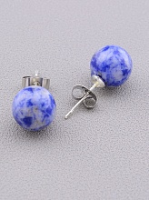 картинка Серьги 'SUNSTONES' Содалит от магазина Wolves