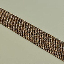 картинка Нитка Тигровый глаз 39 см 2 2 мм (Без замка) от магазина Wolves