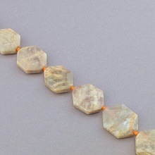 картинка Нитка Солнечный камень 39 см (Без замка) от магазина Wolves