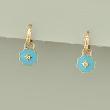 картинка Серьги 'XUPING' Фианит (позолота 18к) от магазина Wolves