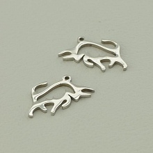 картинка Кулон Сталь 15x9мм от магазина Wolves