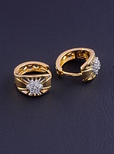 картинка Серьги 'XUPING' Фианит (позолота/родий) от магазина Wolves