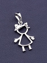 картинка Кулон 'XUPING' (родий) от магазина Wolves