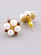 картинка Серьги 'Fashion' Майорка Бижутерный сплав от магазина Wolves