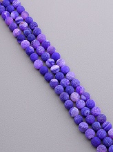 картинка Нитка Агат 38 см 10 мм (Без замка) от магазина Wolves