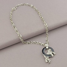 картинка Подвеска 'Fashion' Фианит 44 см (родий) от магазина Wolves