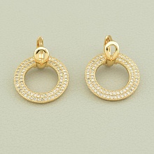 картинка Серьги 'XUPING' Фианит (позолота 18к) от магазина Wolves