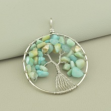 картинка Кулон Амазонит 60x50мм от магазина Wolves