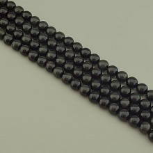 картинка Нитка Обсидиан 39 см 10 мм (Без замка) от магазина Wolves