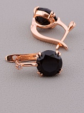 картинка Серьги 'Pataya' Фианит (позолота 18к) от магазина Wolves