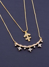 картинка Подвеска Фианит 'XUPING' (позолота 18к) от магазина Wolves