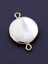 картинка Коннектор Перламутр 15x15мм от магазина Wolves