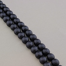 картинка Нитка Шунгит 36 см 11 5 мм (Без замка) от магазина Wolves