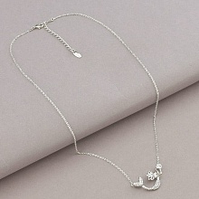 картинка Подвеска 'XUPING' Фианит 41 см (родий) от магазина Wolves