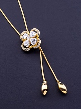 картинка Подвеска 'XUPING' Фианит 51 см (позолота 18к) от магазина Wolves