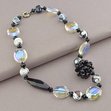 картинка Бусы Агат Фианит Чешский хрусталь 53 см от магазина Wolves