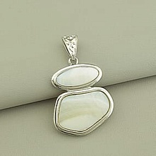 картинка Кулон Перламутр 53x45мм от магазина Wolves