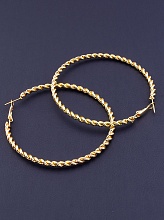 картинка Серьги 'FJ' 70х4мм от магазина Wolves