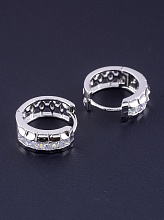 картинка Серьги 'XUPING' Фианит  (родий) от магазина Wolves